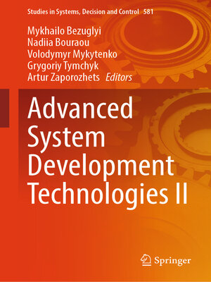 cover image of Advanced System Development Technologies II